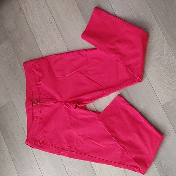 ๐ 3/$20๐ American Eagle Stretch Jeggings in Red US 14 - Picture 1 of 12